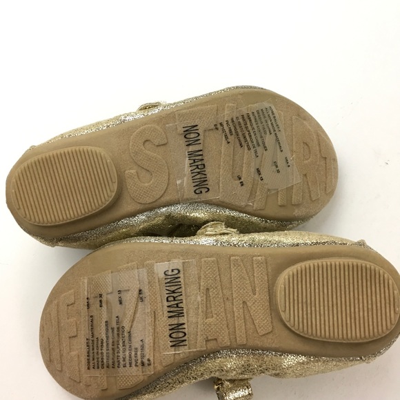 New Stuart Weitzman Rose Gold Mary Jane Ballet Flats Size 6 - Picture 4 of 7